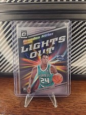 2023-24 Donruss Optic BRANDON MILLER Lights Out Holo Silver Prizm Hornets RC #2