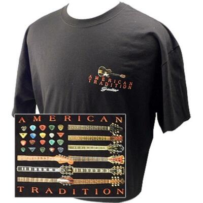 T-Shirt American Tradition Guitar, Größe M