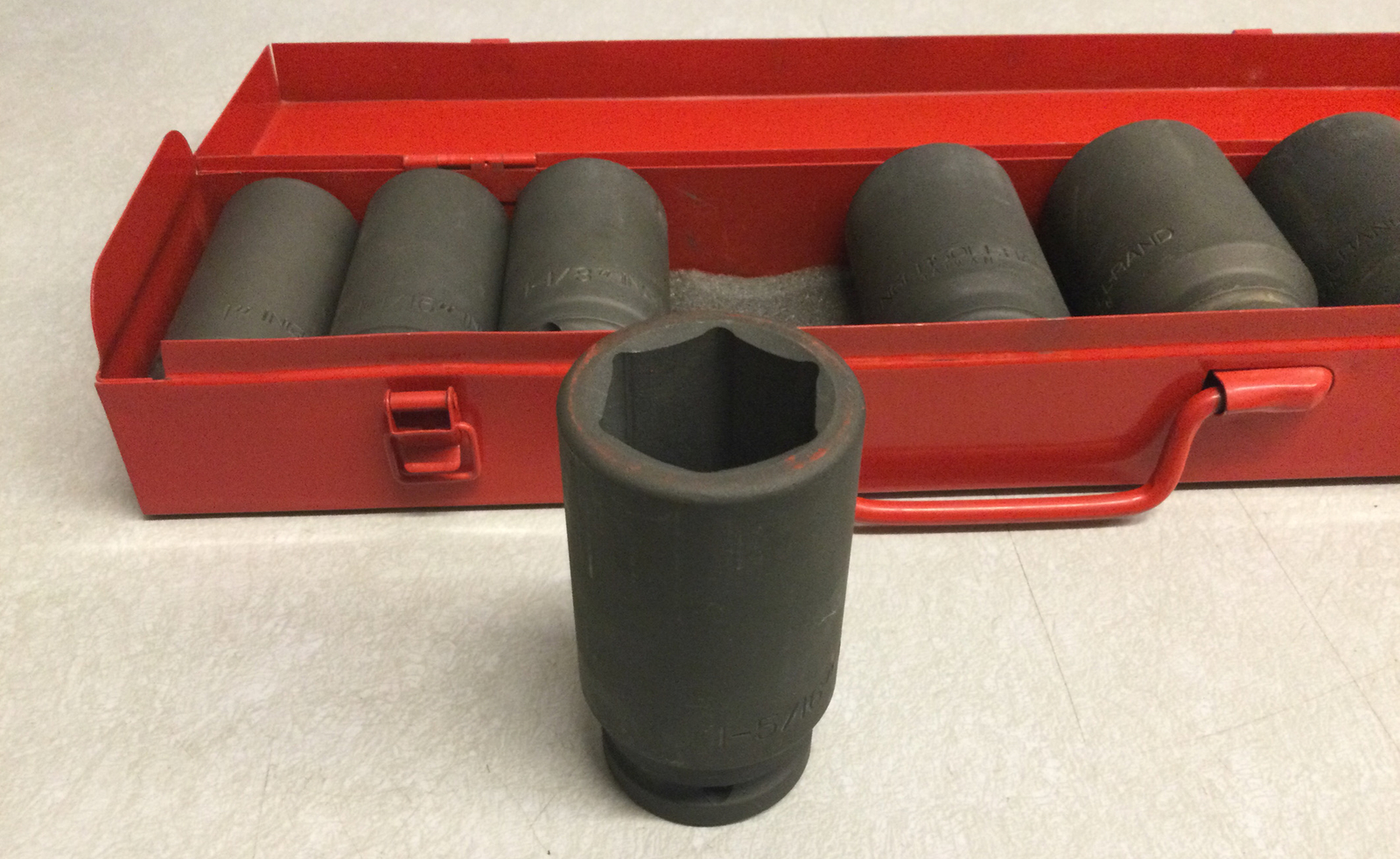 Ingersoll Rand 8 Piece 3/4" Drive Heavy Duty Deep Impact Socket Set 1" to 1-1/2"
