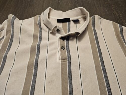Trader Bay Men's Striped Polo Shirt Size L - Picture 2 of 6