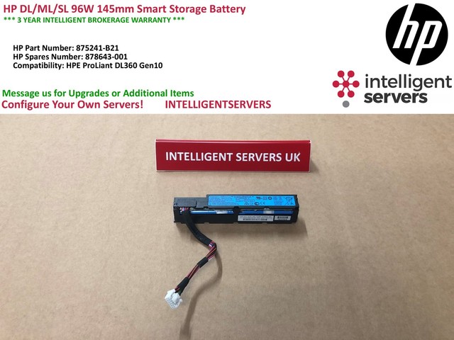 Hp Dl Ml Sl 96w 145mm Smart Storage Battery B21 001 For Sale Hp Dl Ml Sl 96w 145mm Smart Storage Battery B21 001 For Sale