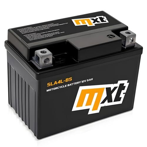 Batterie 12V 5Ah SLA4L-BS Maxtuned étanche et sans entretien pour scooter