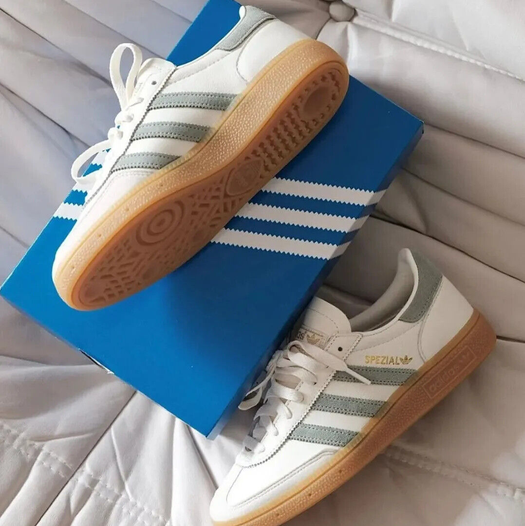 Adidas Originals HANDBALL SPEZIAL Off White/Silver Green Adidas Originals HANDBALL SPEZIAL Off White/Silver Green