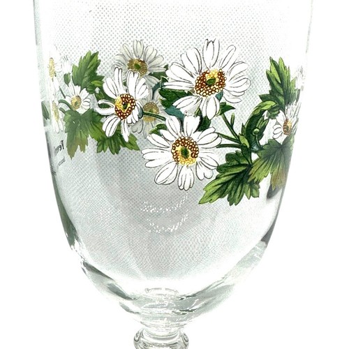 Copa de agua Royal Worcester Gold Trim 'Worcester Herbs - FEVERFEW' - 7" 0903F - Imagen 3 de 7