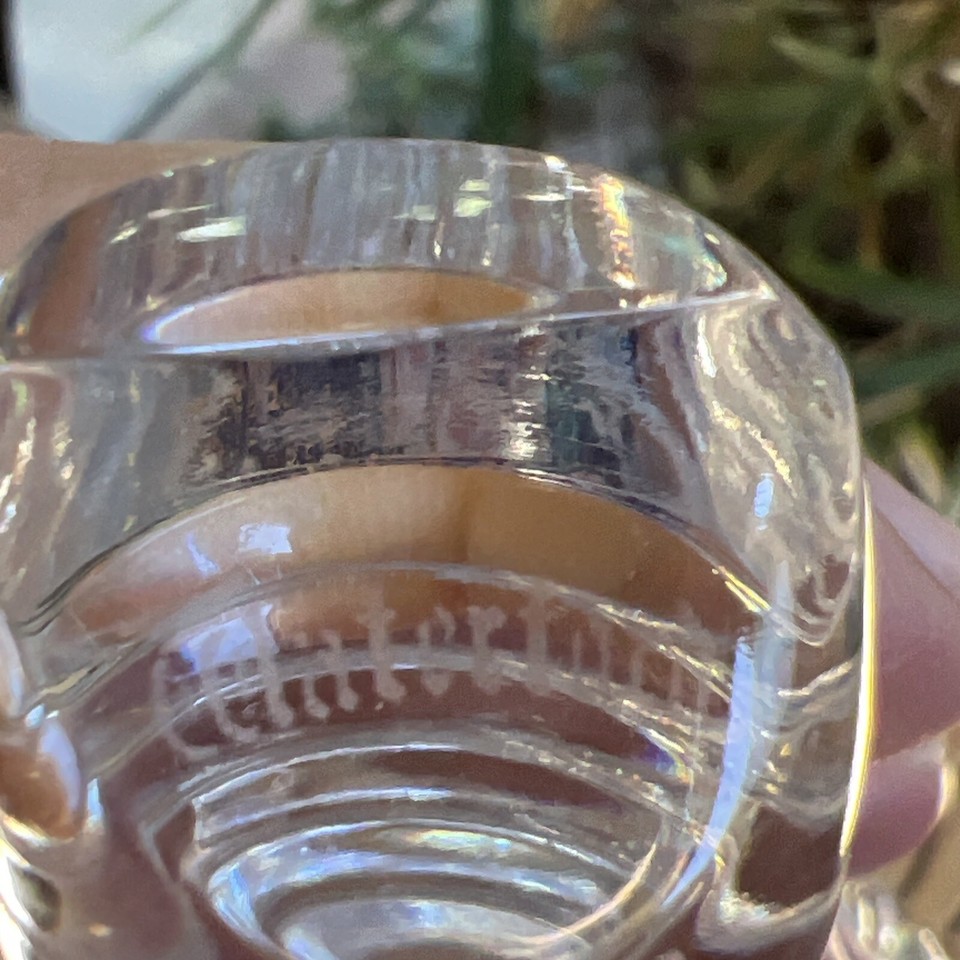 Waterford Crystal Cut Glass "Golf Club Head" Paperweight eBay