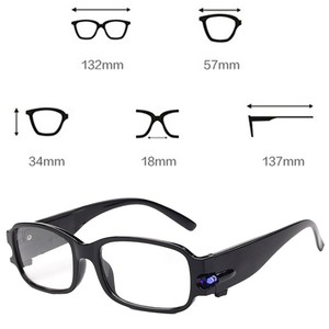 magnifying reading glasses with led light