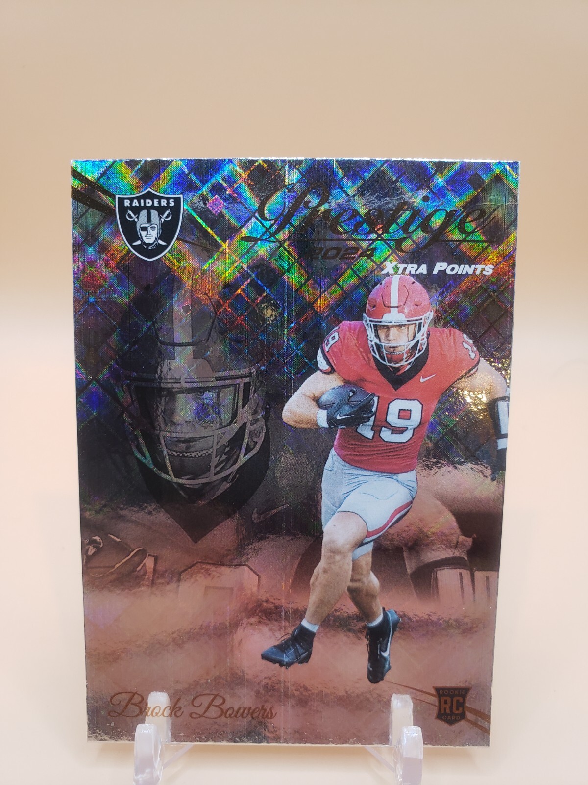 2024 Panini Prestige - Rookies Brock Bowers #305 Xtra Points Diamond (RC)
