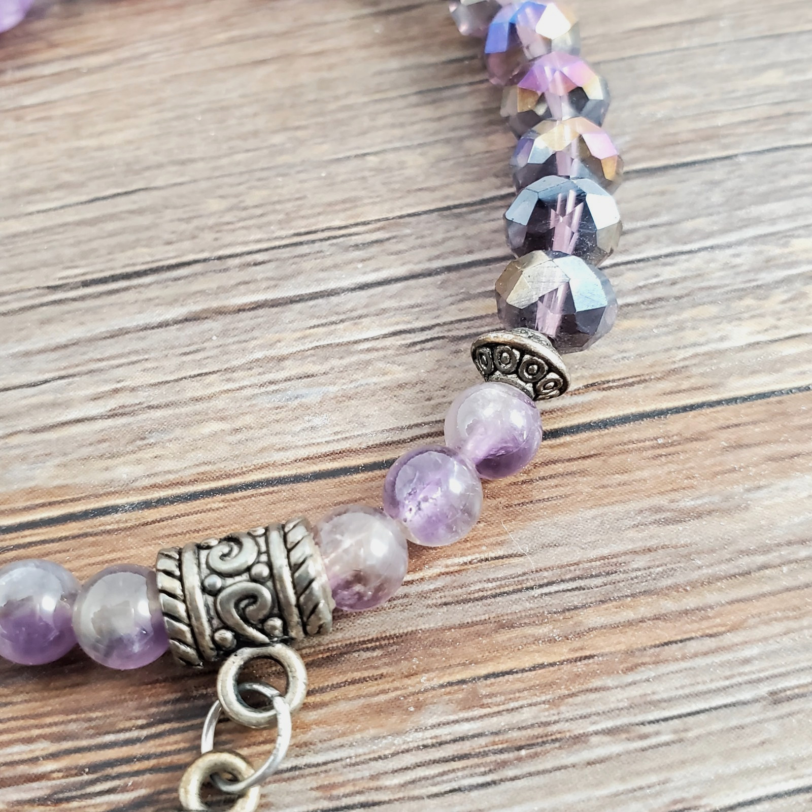 Half Moon Amethyst Bracelet - image 4