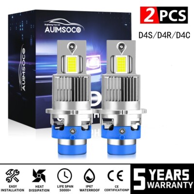 美品　D4S D4R用 LEDバルブ 90W 6000K 25000lm s-l400.jpg