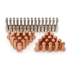 60pcs 9-6506 9-6501 Plasma Cutter Torch Electrode Nozzles Tip fit PCH/M-35 40