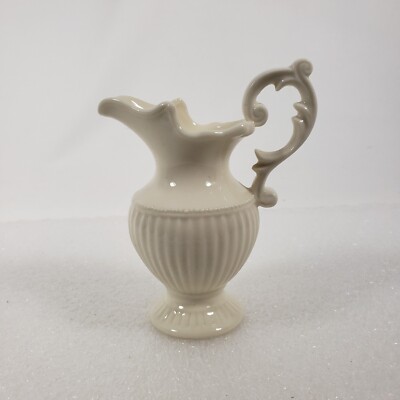 Two's Company Thatcham Creamware Grecian Urn Creamer Pitcher - White Pottery