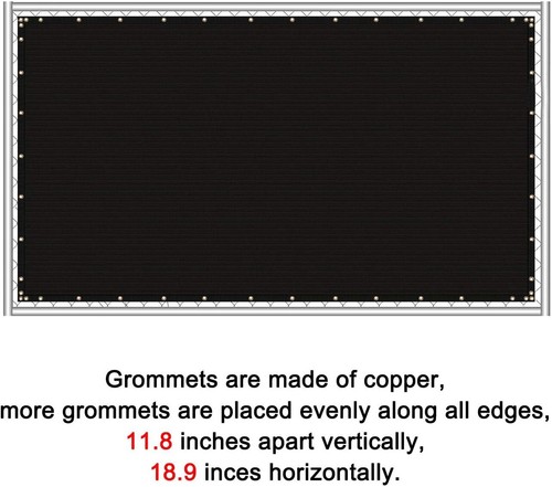 6X50ft Privacy Fence Cover Screen Fencing Mesh Shade Cover for Garden Yard Black - Picture 3 of 6