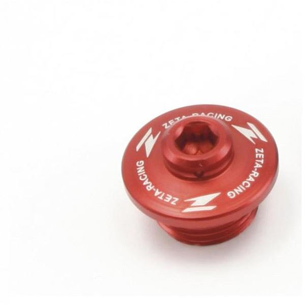 DRC Oil Filler Plug Honda / Yamaha / KLX Red