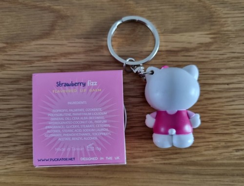 Ladies CUTE Bundle PUCKATOR Lip Balm MIRROR HELLO KITTY Key Ring 
