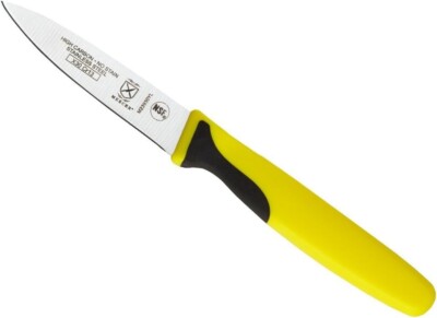 Mercer Culinary Yellow Millennia Colors Handle, 3'' Slim Paring Knife