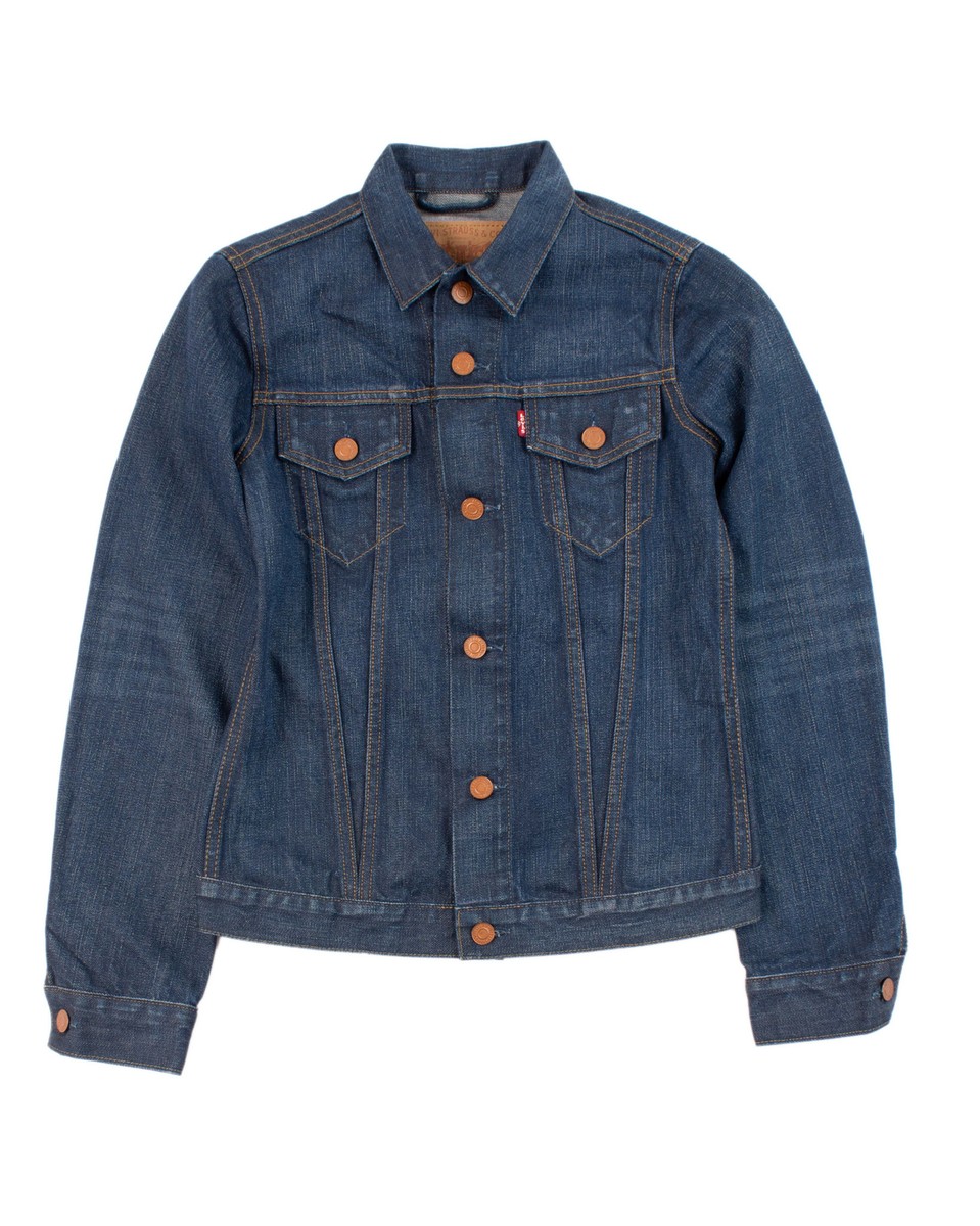 Ladies Levis Classic Denim Harrington Jacket Size S UK
