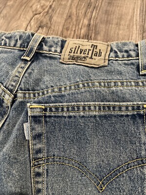 VTG 90s Levis Silver Tab Loose Fit Jeans USA Women's 9/10 Med 29