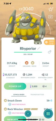 SHINY RHYPERIOR | eBay