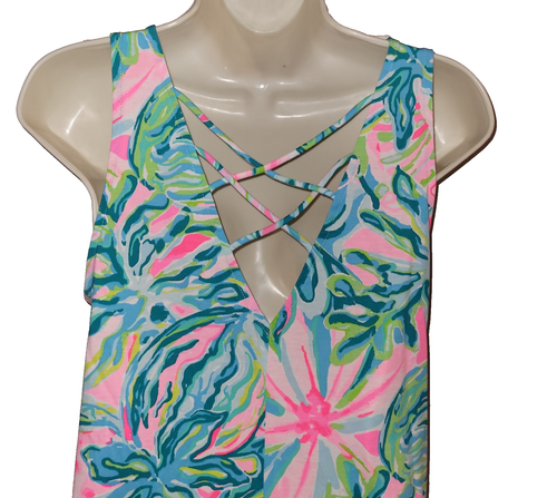 LILLY PULITZER S Kristen Swing Dress One of a Melon Print Sommerkleid Floral 98 $ - Bild 16 von 23