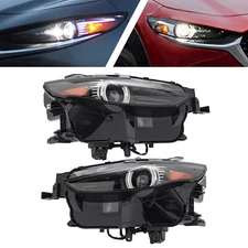 Pair! For Mazda CX-30 CX30 2020-2024 2.5S Left+Right Side LED Headlight non-AFS