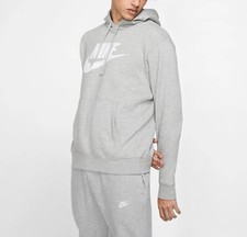 NWT Men's Nike Sportswear Club Fleece Graphic Pullover Hoodie M MSRP 70