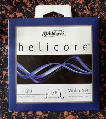 D'Addario Violin String Helicore Scale Set H310 1/8 M Medium Tension