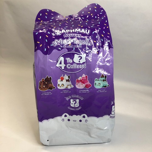 Aphmau Mystery MeeMeows 11" Ice Cream Series Chocolate Ice Cream Cat NEU Rare - Bild 7 von 12
