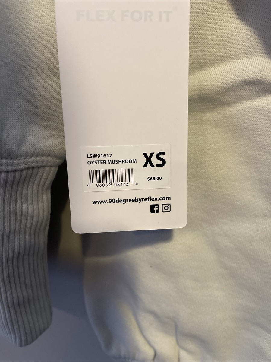 90 degree by reflex oyster mushroom Sweatshirt. XS Retail 68$ | eBay