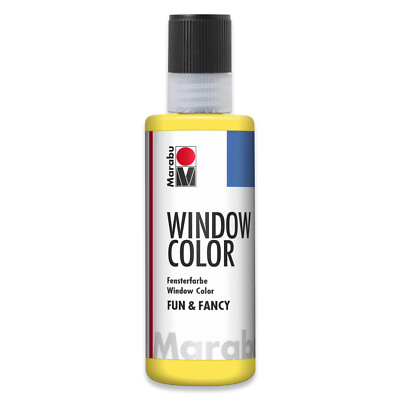Marabu Window Color fun & fancy Fenstermalfarbe 80ml GELB 019 abziehbar