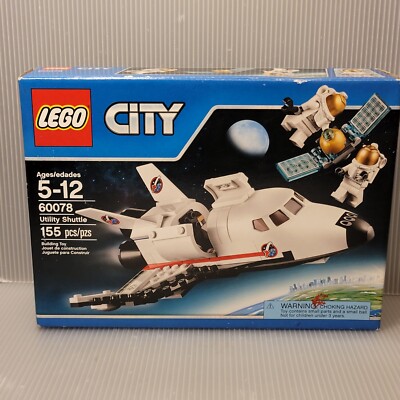 Lego City #60078 Utility Space Shuttle w/ 155 Pcs New Sealed Rare  Retired