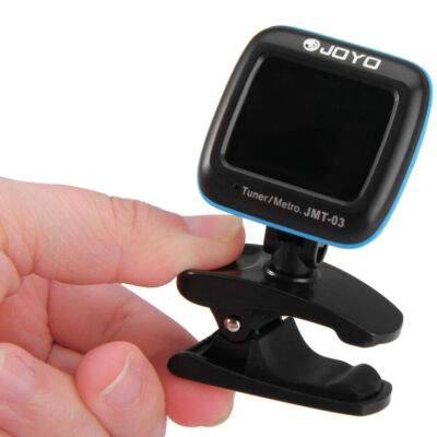 JOYO Guitar Tuner Digital Clip-On Electronic Tuner Metronome with Color Display
