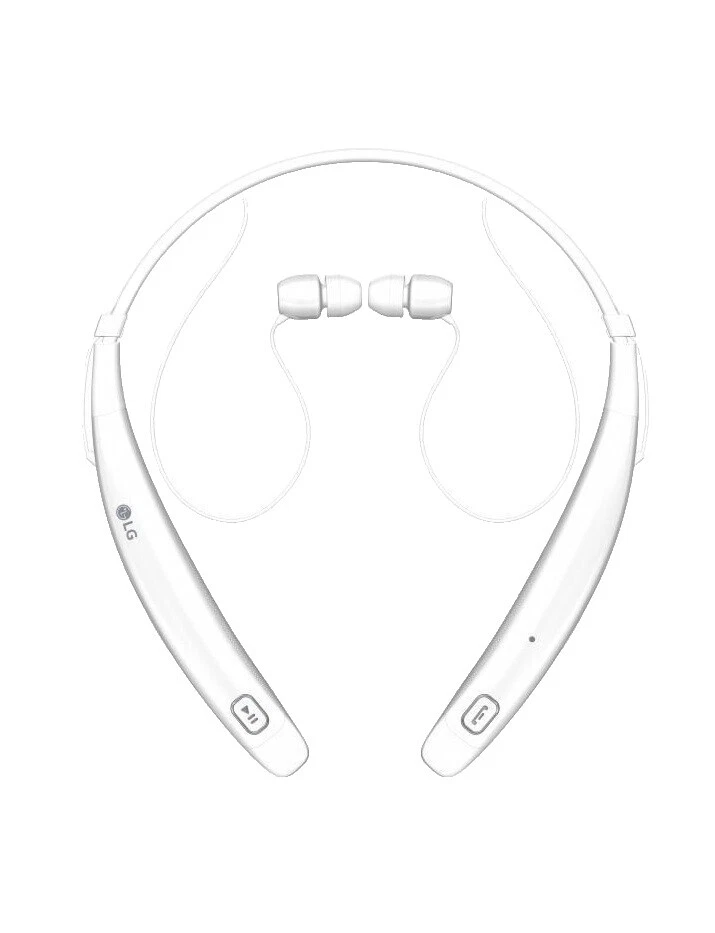 Auriculares de teléfono celular blanco LG