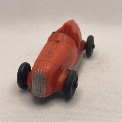 Tootsietoy tootsie toy Red Race Racing #8 vintage toy car
