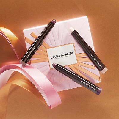Laura Mercier Splendid Shimmers Caviar Stick TRIO SET Mini