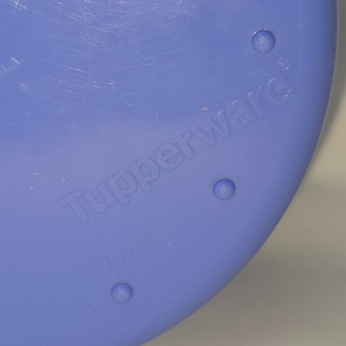 Tupperware Crystalwave Lunch Set Divided Dish and 2 Lidded Soup Bowls Blue Green - Picture 10 of 24