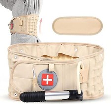 Lumbar Traction Belt Decompression Belt Back Brace Lumbar Support Extender Belt