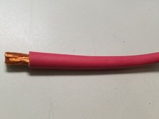 40 FEET FLEXAPRENE Welding Cable 4 Gauge RED 100 AMPS USA 4 AWG BATTERY CABLE