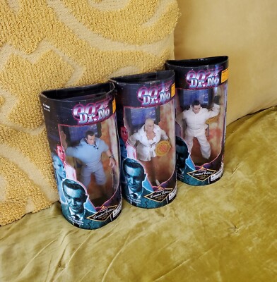 1997 Dr. No 007 James Bond Collectors Series NIB Set (3)