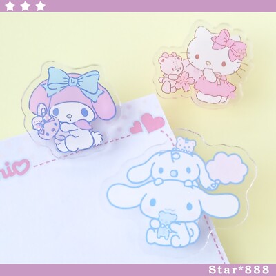 Sanrio Cinnamoroll Hello Kitty Melodie Büroklammern Mappe süß Kawaii Schreibwaren