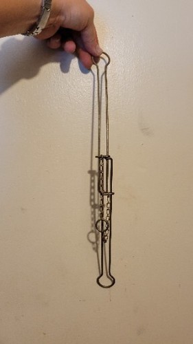 Antiker Kleiderbügel 3- 20er Jahre Metall dehnbar/schiebbar kleine Kette... - Bild 11 von 18