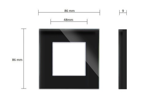 Touch Lichtschalter Steckdose Wechselschalter Taster Glas Schwarz Luxus-Time - Bild 12 von 117