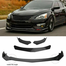 For Nissan Altima 08-20 Gloss Front Bumper Chin Lip Spoiler Splitter Body Kit SU
