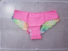 Victoria s Secret Vintage PINK Lace Back Cheekster Panty Medium