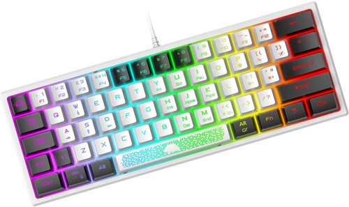 ZIYOULANG K61 60% Wired Gaming Keyboard with LED Backlit for Office Typist PC - Picture 14 of 18