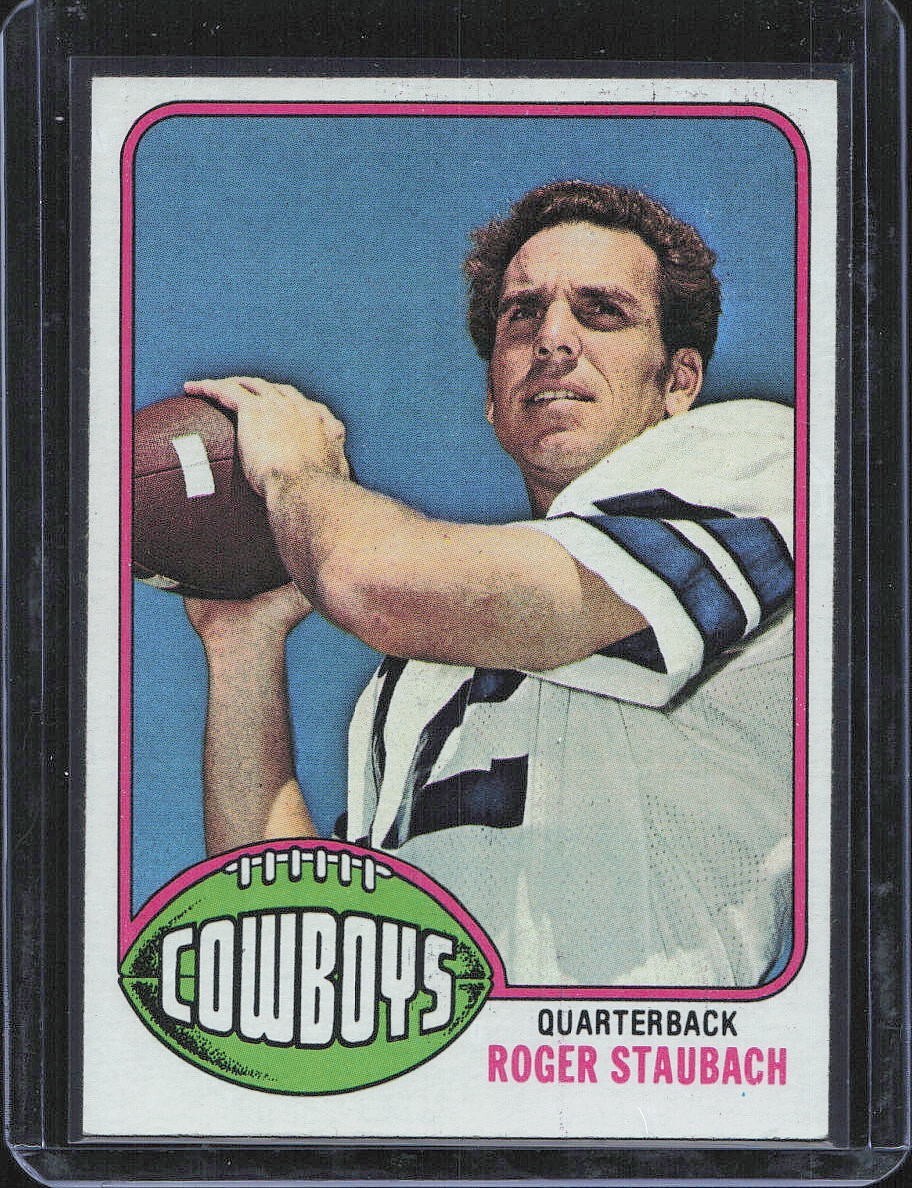1976 TOPPS FOOTBALL #395 ROGER STAUBACH DALLAS COWBOYS NEAR MINT #395
