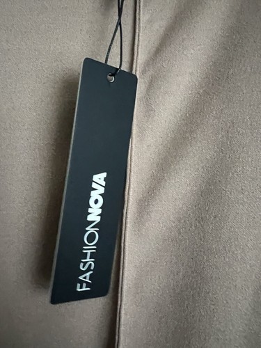 Fashion Nova victoria high waisted dress pants taupe Size XL NEW WOMENS - Picture 5 of 8
