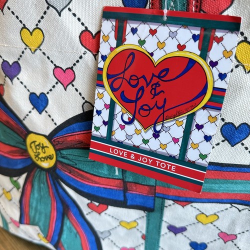 Brighton Love & Joy Canvas Women's Tote Bag By Tom Clancy - NWT Retails $125 - Picture 7 of 17