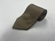 Brooks Brothers Men's Olive Green Geometric Silk Neck Tie 138