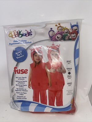Rubies Oddbods Kinder Fuse Kostüm (98 cm) Kleinkind 2-3 Jahre Rot Neu