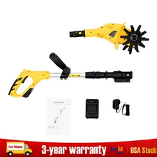 Electric Rototiller Garden Cordless Tiller Soil Cultivator Tilling Rechargeable
